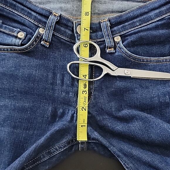 Rag and Bone Women's Skinny Blue Denim Jeans in Heritage 24 - Picture 14 of 15